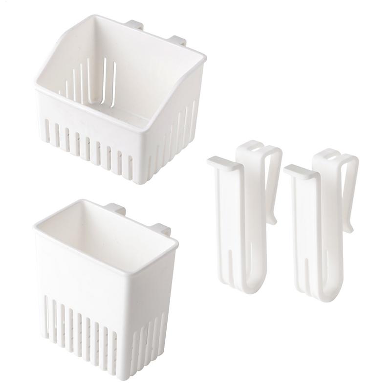 Kitchen Appliances Storage - Keranjang Pengering Peralatan Makan Perak Tempat