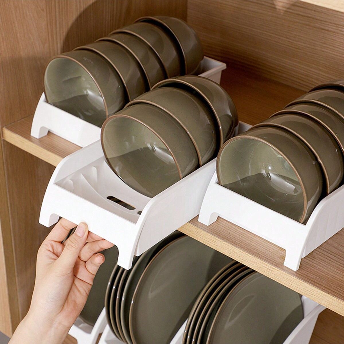 Kitchen Appliances Storage - 1pc-air bocor lipat mangkuk kuras rak