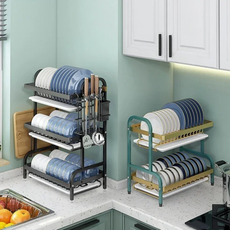 Rak Pengering Piring 2 Tingkat - Kitchen Appliances Storage ulasan dan harga