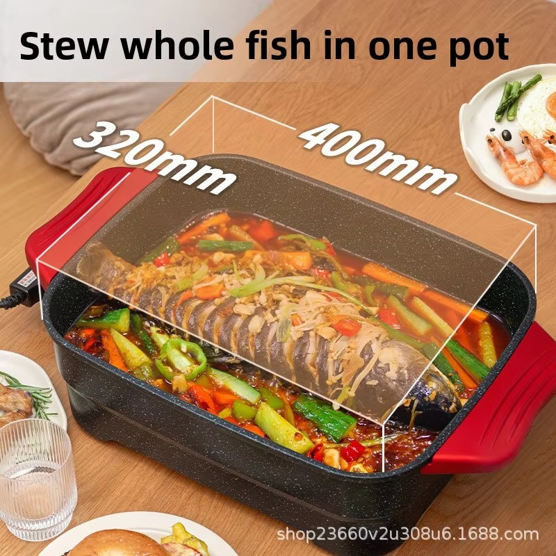 Panci Listrik Multifungsi untu - Hot Pot Electric ulasan dan harga