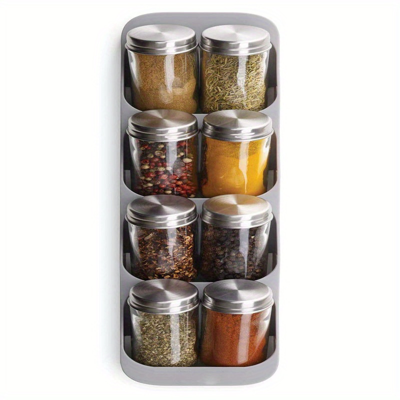 1 buah Rak Bumbu 8 Sekat, Orga - Kitchen Appliances Storage ulasan dan harga